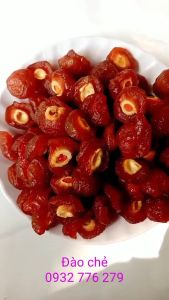 MỨT ĐÀO CHẺ ĐÀ LẠT DẺO THƠM - ĂN VẶT - 500G