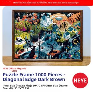 Heye | Puzzle Frame Mounting Display For 1000-2000 Pieces Wood 70x50cm