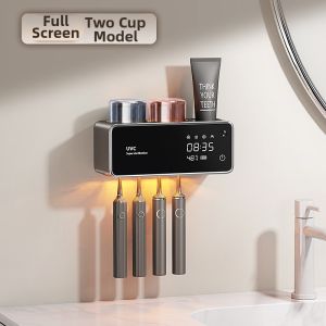 Huiye | Ultraviolet Sterilization Drying Automatic Toothbrush Organizer