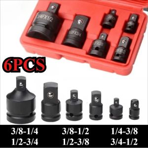 6/4/1 PCS Socket Convertor Adaptor 3/4 1/2 3/8 1/4 inch Air Wrench Joints Ratchet Drive Adapter Socket Adaptor Repair Tools