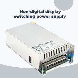Digital Display Adjustable 12V-200VDC Power Supply 1000W Output Voltage 0-100% Output Current 10-100% 110/220VAC-DC LEDMotor Use