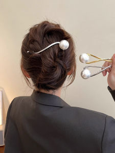 กิ๊บติดผมรูปมุกหรูหราสำหรับผู้หญิง กิ๊บติดผมแบบหนีบหางม้า ทรงเรขาคณิต ที่คาดผมแบบอ่อนโยน ที่คาดผมแบบหนีบหัวแมว กิ๊บติดผมแบบหัวเข็มขัด