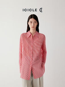 ICICLE | Summer New Cotton Silk Gauze Long Sleeve Shirt