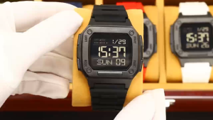 SKMEI 2456 Digital Mens Womens Waterproof Electronic Watches Fashion PU Band Sports Watch 47mm