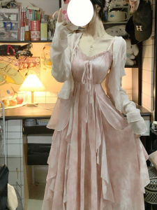 Sweet Desire Fairy Ruffled Hem A-Line Halter Dress Summer 2026 New