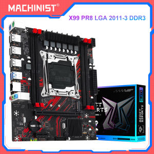 MACHINIST X99 PR8 Motherboard LGA 2011-3 Supports Intel Xeon Processor Double Channel DDR3 RAM NVME M.2/SATA 3.0