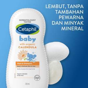 Cetaphil Baby Gentle Wash & Shampoo With Organic Celendula 230 ml