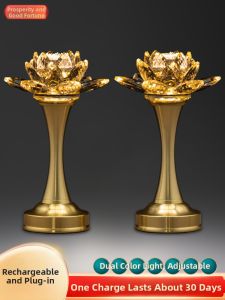 Wangjixiang | Buddhist Lotus Guanyin LED Charging Lamp