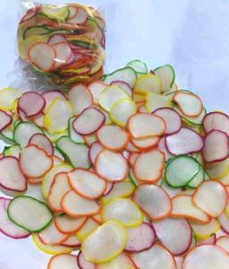 Kerupuk Bawang Mentah 250gr Warna Warni