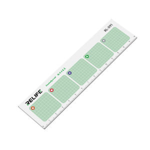 RELIFE RL-091 Magnetic Absorption Screws Storage Pad for Mobile Phone Repair Dual-use Measuring Ruler Screws Collection Mat