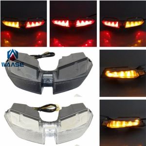 Motorbike For Ducati Hypermotard 821 939 950 SP 2012-2021 E-Mark Rear Tail Light Brake Turn Signals Integrated LED Light