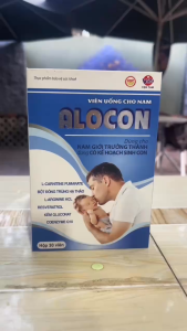 Viên uống cho nam ALOCON Vạn Tam hộp 30 viên giúp bổ thận tráng dương tăng số lượng và chất lượng tinh binh tự nhiên