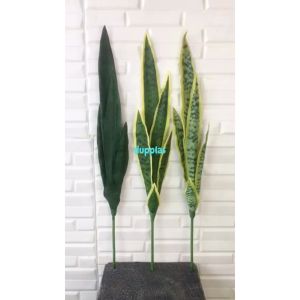 Daun Artificial Lidah Mertua X5 Latex Variasi Warna Hiasan Dekorasi Rumah