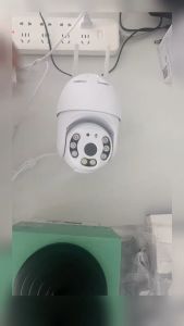 Zshen IP66 กล้องวงจรปิด ดูผ่านมือถือ 4MP wifi 360 Night Vision ถนน โรงงาน สีเต็ม Outdoor PTZ IP Camera V380 Pro App 1080P