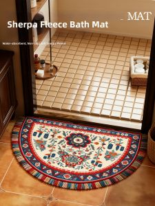 Super Absorbent Anti-slip Lamb Wool Bathroom Mat