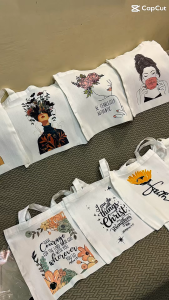 Cat Coffee Inspired/ High Quality Print Tote Bag/ Korean Tote Bag