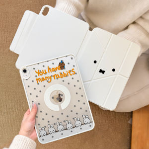 Zoyu | Detachable Rotating Lightweight Clear Full-protection Lovely Tablet Case