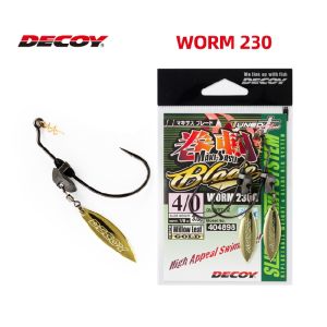 ต้นฉบับญี่ปุ่น Decoy Heavy-shank Bend Hook พร้อม Flasher T-tail < Ne1> หนอนตกปลา Lure ตะขอตกปลากลางแจ้ง Camping Travel Gear