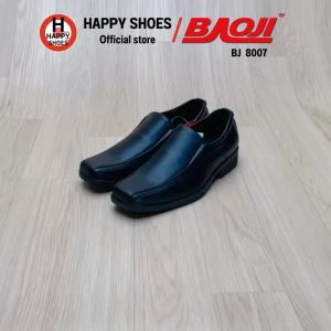 [🥇บาโอจิแท้100%🔢ไซส์39-46🆓ฟรี...ถุงเท้า 1 คู่] BAOJI รองเท้าคัทชูชาย รองเท้าหนังหุ้มส้น รองเท้าทางการชาย รุ่น BJ8007 หล่อเท่ หนังนุ่ม สบายเท้า