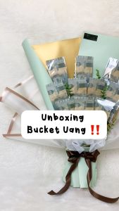 Buket Uang Besar 2 Ribu 10 Lembar / Kosongan Custom