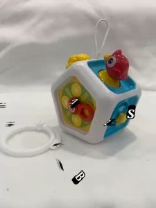 #ReadyStock 7in1 Baby Busy Cube Montessori Sensory Toy busy board Mainan Bayi Kanak Educational Early baby toys ball