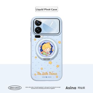 Asina | Magnetic Stand Case for Xiaomi Phones Liquid Silicone