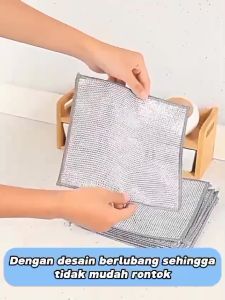 Kain Lap Kawat Dapur Pembersih Kerak Membandel