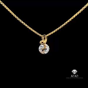 M1292 Mặt và dây chuyền nữ đính đá cz thiết kế sang trọng JOJO