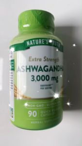 Viên uống NATURES TRUTH ASHWAGANDHA 3000mg hỗ trợ miễn dịch sinh sản giảm căng thẳng phục hồi thể hình của Mỹ