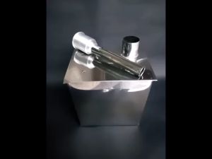 Dandang Putu Bambu Kotak 6 Lubang Ukuran 20 Stainless dengan Cetakan 12Pcs