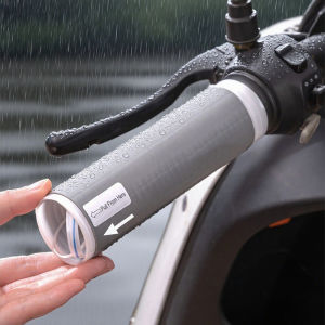 SEAMETAL Self Shrinking Motorcycle Handlebar Cover Non-Slip Silicone Grip Cover Sleeve Universal Vehicle Handle Accessorie