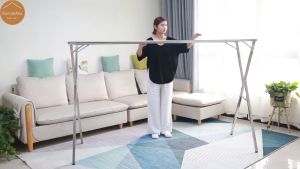 Jemuran baju pakaian dinding 200CM/Jemuran dinding stainless/steel Jemuran lipat dinding