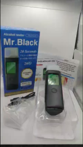 Máy đo nồng độ cồn Mr.Black Máy thổi nồng độ cồn công nghệ Nhật Bản đạt chuẩn giao thông 99% ROHS an toàn cho lái xe bảo hành 1 năm