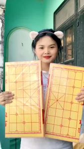 Bộ Cờ Tướng Loại Lớn 42x42cm Kiêm Hộp Đựng Tiện Dụng