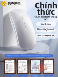 Charger Bluetooth Wireless Mouse 2.4GHz Công Nghệ Pha Lê 2 Nút Bàn Phím Laptop Đồ Trí Đồ Trí Cho Máy Tính Xách Tay Lenovo Dell Asus