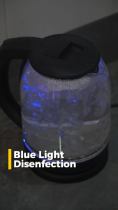 Dreepor 2L Electric Kettle Fast Heating with High-Strength Glass and Blue Light Electric Heater Water Kettle