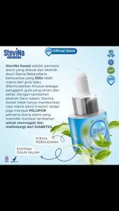 Stevina sweet Pemanis Stevia Cair 0 Kalori isi 15ml Paket 1 Botol