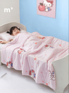 MERCURY Kids | Anti-Dust Mite Antibacterial Low Sensitivity Cotton Knit AC Blanket