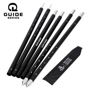 Outdoor Aluminum Alloy Tent Pole Mountain Wild Lin Guide Series Adjustable Height Two Pieces with Bag Canopy Support Pole