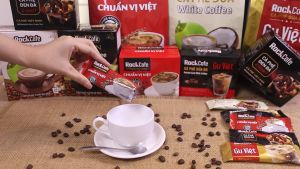 RockCafe - Cà phê hòa tan 3 trong 1 - Cafe Chuẩn Vị Việt - Thơm ngon - Đậm vị