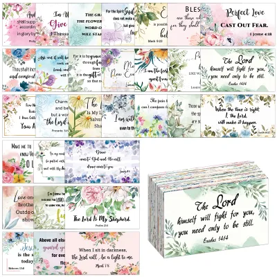 60Pcs Bible Scripture Cards Inspirational Quote Cards Christian Gifts Encouragement Card for Students Friends Bible Verse Cards