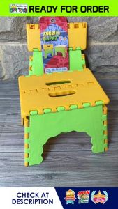 Kursi Mini Bangku Lipat Portable Praktis Kursi Anak Anak Plastik Tebal SNI - Portable Foldable Chair Stool Mini