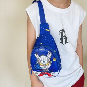 Balo Superman Đeo Chéo Vai Cho Bé Trai Balo Spiderman Du Lịch Đơn Giản Thời Trang Túi Đeo Chéo Ngoài Trời Cho Trẻ Em