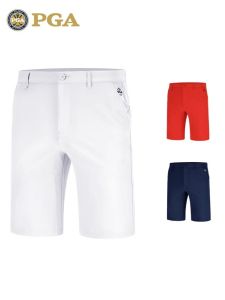 PGA | Elastic Golf Shorts Zipper Pockets Quick-Dry