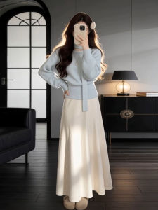 SENWA | Đầm Knit Phong Cách Elegance cho Mùa Thu và Đông