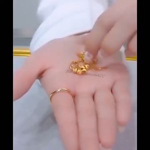 TRENDY KALUNG TITANIUM BOLA UKIR PASIR PERHIASAN ANTI KARAT & ANTI LUNTUR || Bandar Titanium ACC