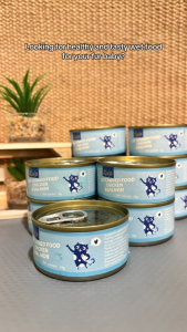 LDECO Cat Canned Wet Food 85g Makanan Basah Kucing Pet Wet Food SALMON & Cod &Tuan & Chicken