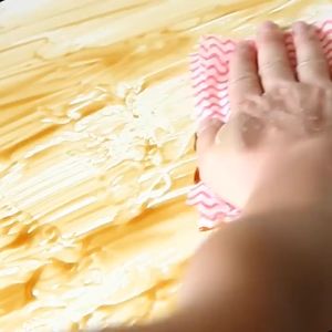 BAANHARDWARE ผ้าเช็ดทําความสะอาด ผ้าขนหนู ลายทาง แบบใช้แล้วทิ้ง สําหรับห้องครัว KN-E019