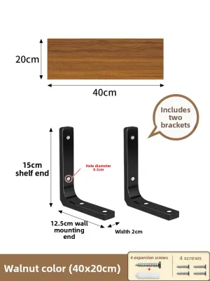 SUOBAI | Wall Shelf Storage Bookshelf Kitchen Shelf