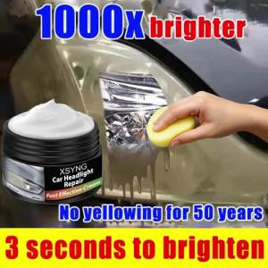 Car Headlight Lens Restoration Polisher Scratch Remover Cleaning Solution Oxidation Remover Headlamp Polish Liquid